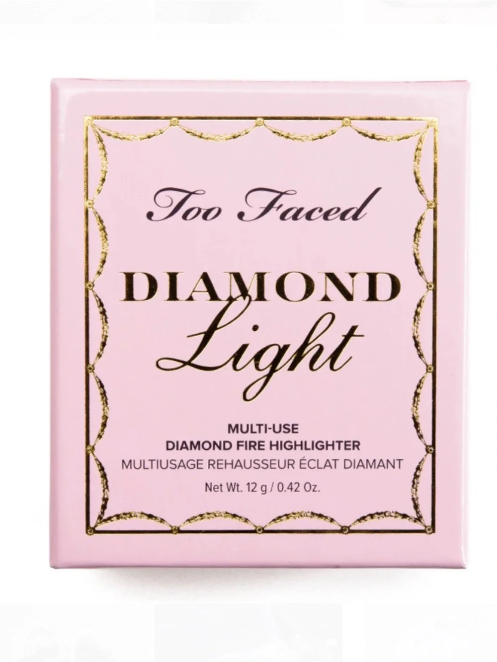 Too Faced Diamond Light Multi-Use Highlighter - Pink & Gold Accents